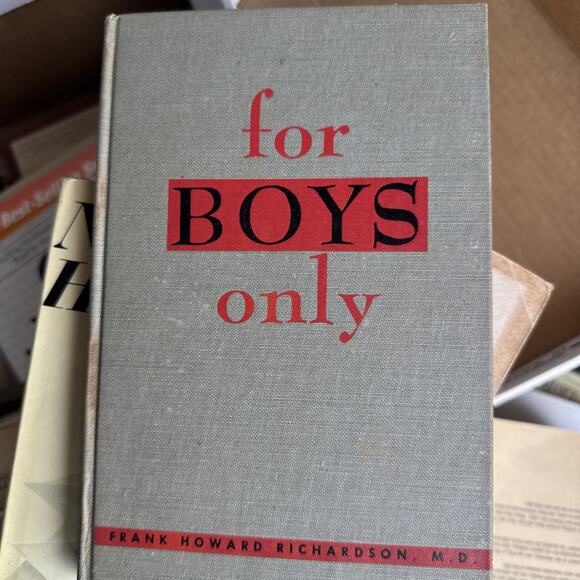 For Boys Only - Doctor Discusses the Mysteries of Manhood, Richardson - Picture 1 of 6